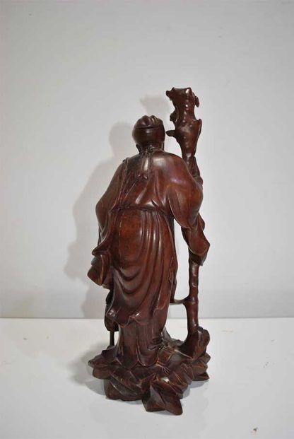Escultura china Shou Lao - Imagen 7