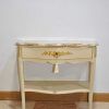 Mesita beige Luis XV - Imagen 2