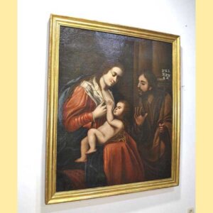 Óleo sobre lienzo Sagrada Familia