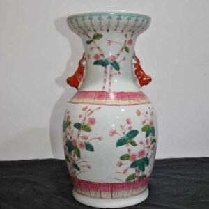 Jarrón florero de cerámica