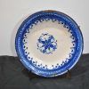Plato cerámica azul añil