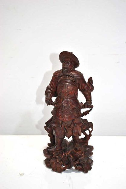 Escultura guerrero japonés - Imagen 2