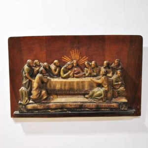 Última cena madera y escayola