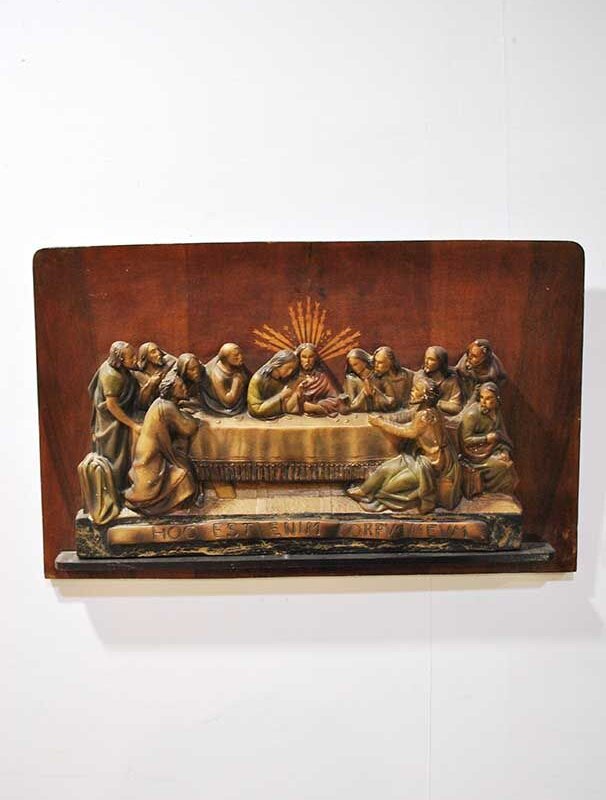 Última cena madera y escayola