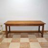 Mesa rústica de roble