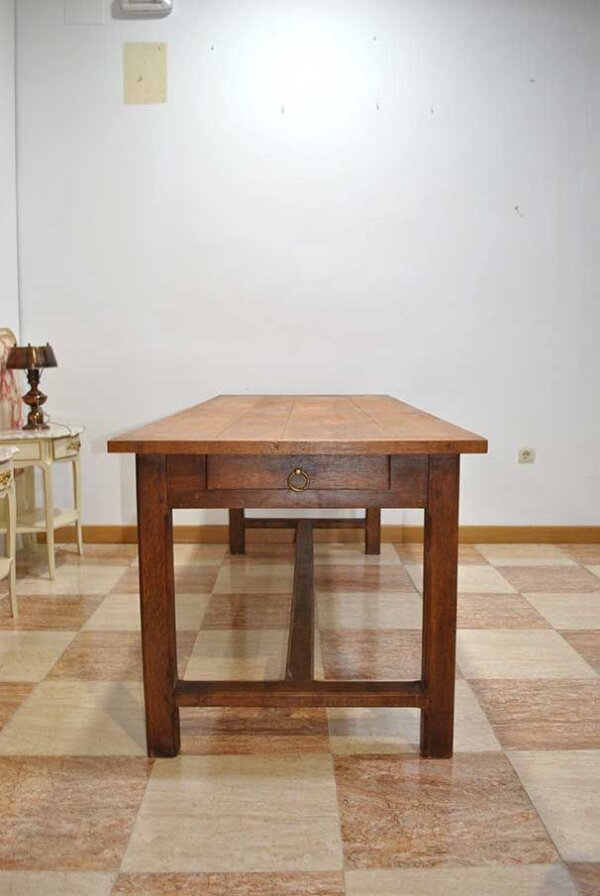 Mesa rústica de roble - Imagen 6
