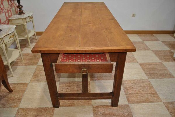 Mesa rústica de roble - Imagen 8