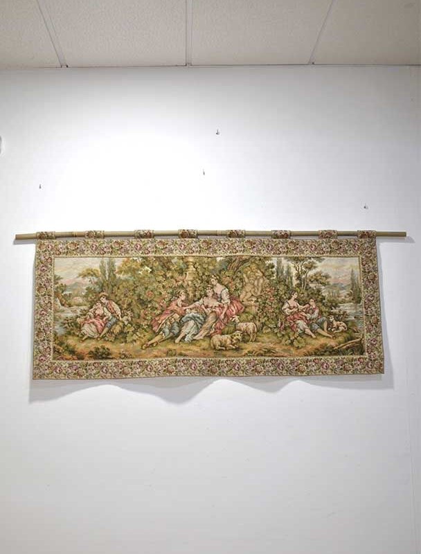 Tapiz antiguo campesinos