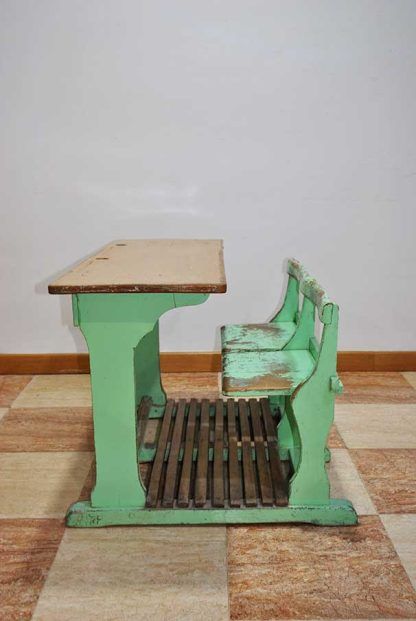 Pupitre escolar antiguo - Imagen 5