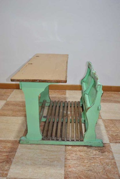 Pupitre escolar antiguo - Imagen 4