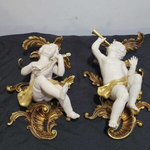 Angelitos biscuit con soportes