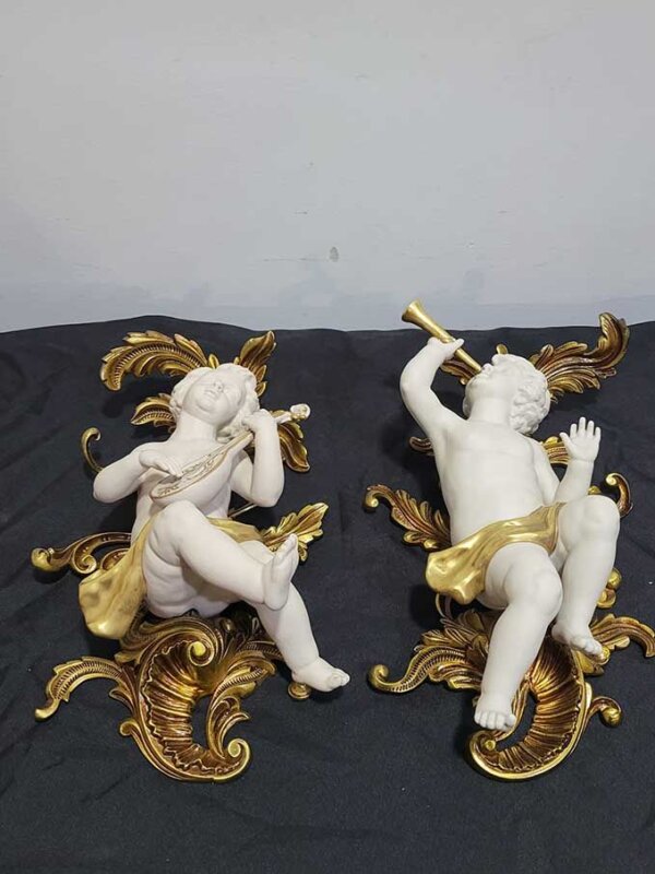 Angelitos biscuit con soportes - Imagen 4