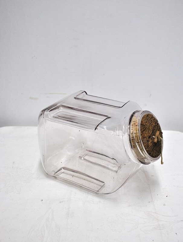 Frasco o tarro de cristal