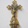 Crucifijo metal con benditera - Imagen 2