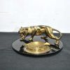 Cenicero pantera bronce