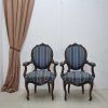 Sillones Isabelinos nogal