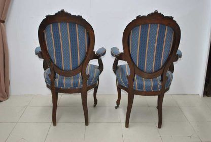 Sillones Isabelinos nogal - Imagen 7