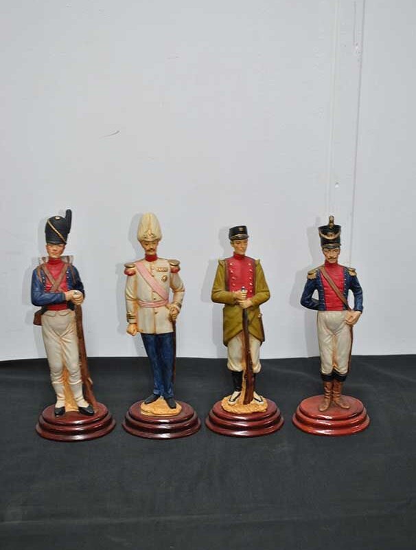 Juego 4 soldados infantería