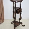 Macetero pedestal madera - Imagen 6