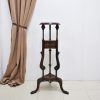 Macetero pedestal madera