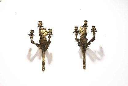 Apliques Isabelinos de bronce - Imagen 2