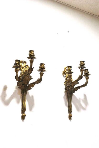 Apliques Isabelinos de bronce - Imagen 3