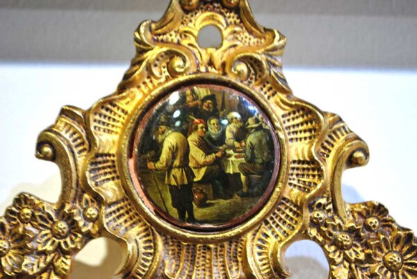 Cornucopias bronce y porcelana - Imagen 6