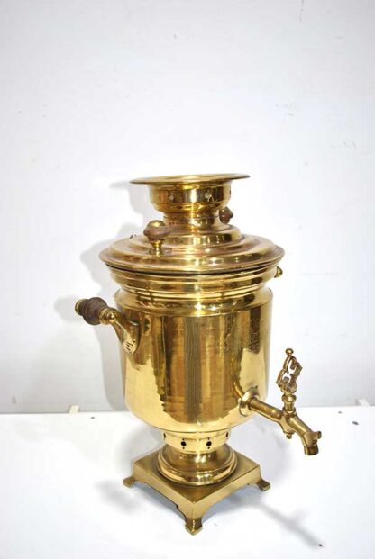Samovar bronce y latón - Imagen 3