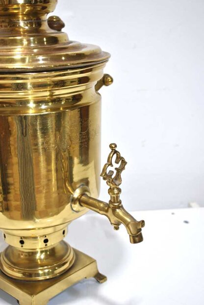 Samovar bronce y latón - Imagen 4