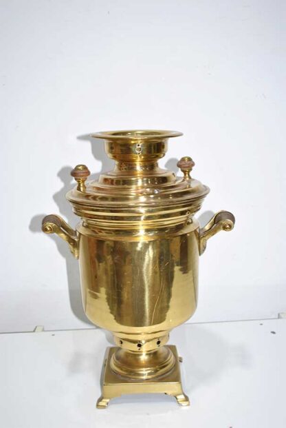 Samovar bronce y latón - Imagen 8