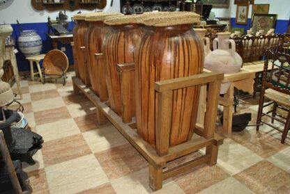 Tinajas antiguas con soporte - Imagen 2