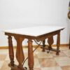 Mesa de cocina tablero blanco - Imagen 6