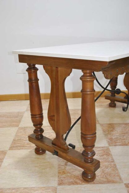 Mesa de cocina tablero blanco - Imagen 7