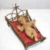 Niño Jesús cuna madera