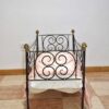 Cuna antigua hierro y bronce - Imagen 4