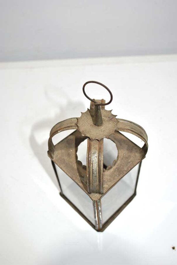 Farolillo antiguo metal - Imagen 4