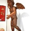 Talla de madera figura ángel - Imagen 9