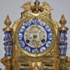 Reloj Gótico bronce y porcelana - Imagen 3