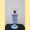Quinqué cristal opalina azul