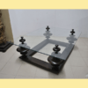 Mesa de centro nogal y cristal
