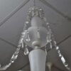 Lámpara araña cristal opalina - Imagen 4