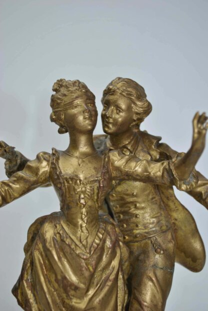 Figura bronce pareja de baile - Imagen 4