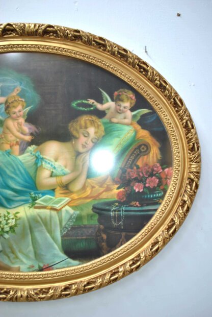 Lámina dama con angelitos - Imagen 2