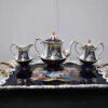Juego de café azul cobalto - Imagen 6