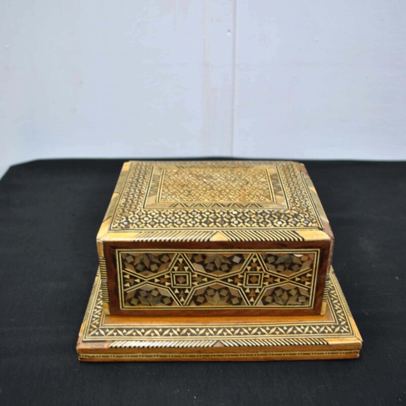 Caja cigarrera nácar