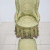 Sillón Vintage con banqueta - Imagen 3
