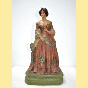 Figura de barro dama