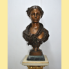Busto bronce dama