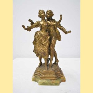 Figura bronce pareja de baile