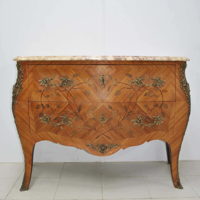 Cómoda bombé Luis XV